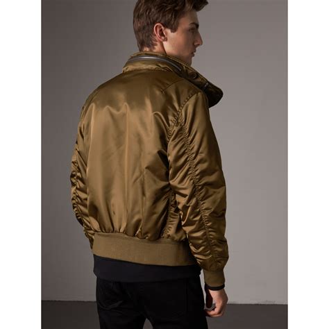 burberry bomber jacket men 2019|Burberry khaki bomber jacket.